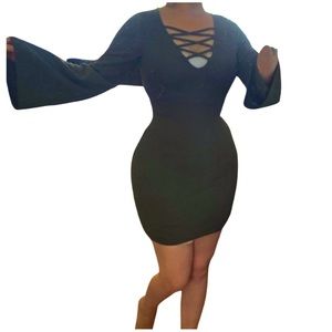 Vintage sheath bell sleeves Ax Paris dress